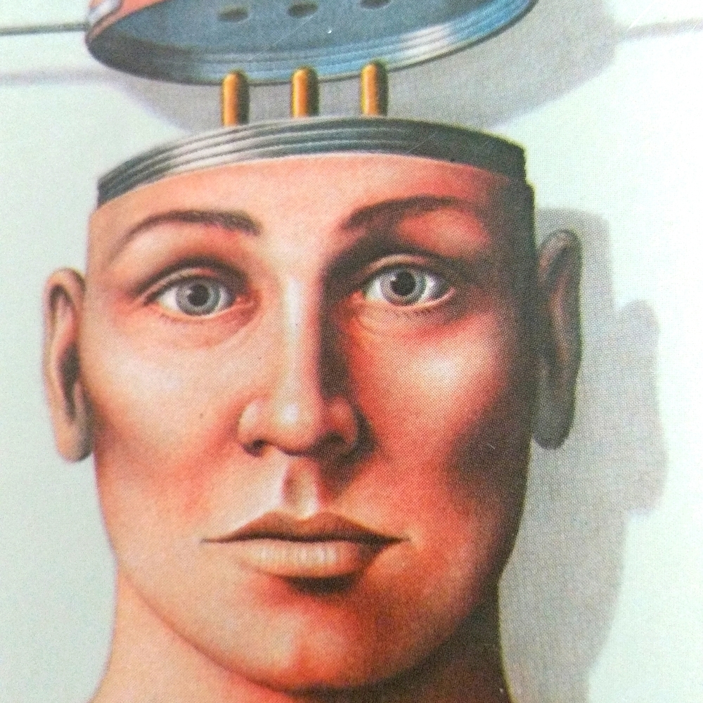 Human Machines Book An Anthology of Stories About Cyborgs by Thomas N Scortia..